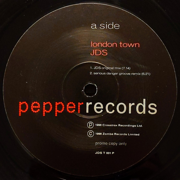 JDS - London Town | Pepper Records (JDS T 001 P) - main JDS - London Town | Pepper Records (JDS T 001 P) - main