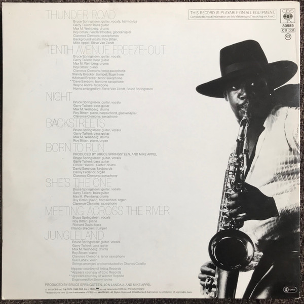 Bruce Springsteen - Born To Run | CBS (CBSH 80959) - 2 Bruce Springsteen - Born To Run | CBS (CBSH 80959) - 2