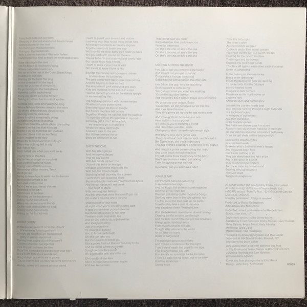 Bruce Springsteen - Born To Run | CBS (CBSH 80959) - 4 Bruce Springsteen - Born To Run | CBS (CBSH 80959) - 4