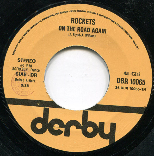 Rockets - On The Road Again | Derby (DBR 10065) - 3