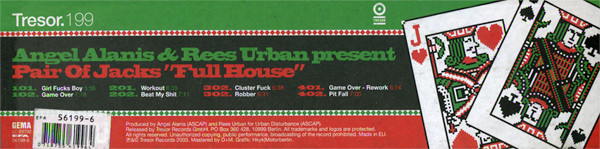 Angel Alanis & Rees Urban Present Pair Of Jacks - Full House | Tresor (Tresor 199) - 2