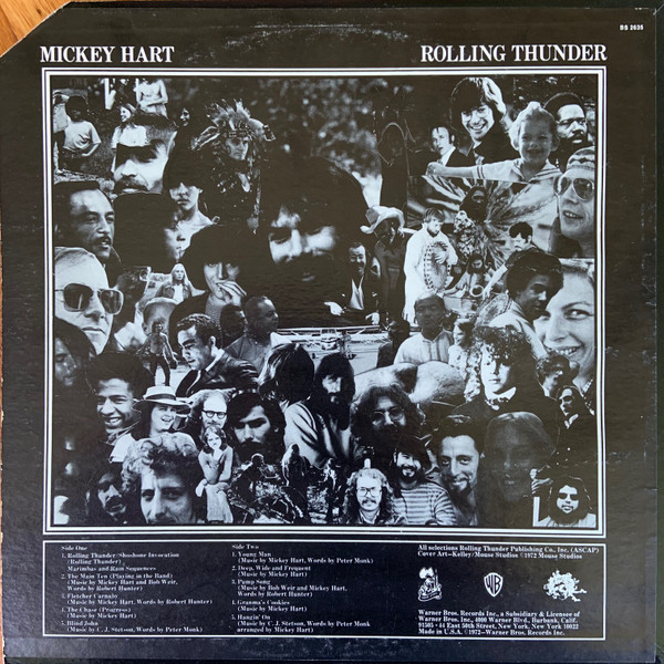 Mickey Hart - Rolling Thunder | Warner Bros. Records (BS 2635) - 2 Mickey Hart - Rolling Thunder | Warner Bros. Records (BS 2635) - 2