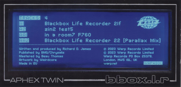 Blackbox Life Recorder 21f / In A Room7 F760