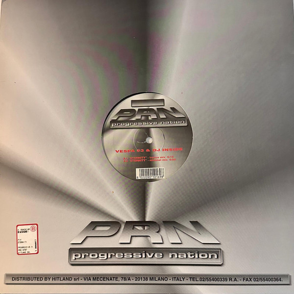 Vespa 63 & DJ Inside - Eternity / Fantasia | Progressive N (PRN 9707) - 2