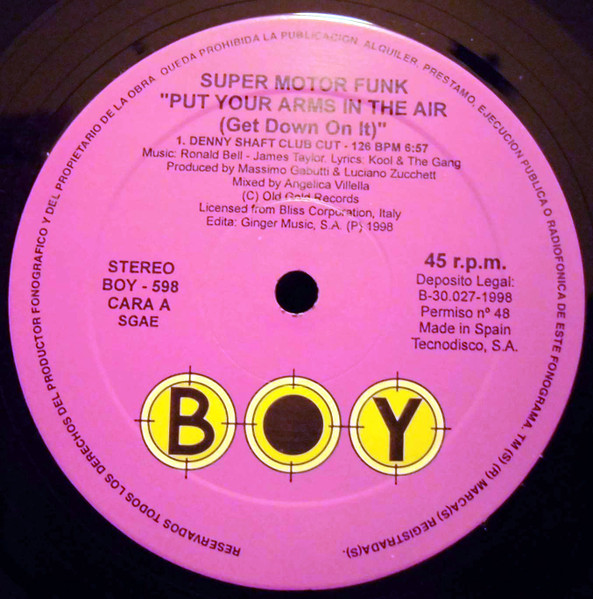 Super Moto Funk - Put Your Arms In The Air (Get Down On It) | Boy Records (BOY-598) - 3