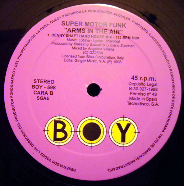 Super Moto Funk - Put Your Arms In The Air (Get Down On It) | Boy Records (BOY-598) - 4