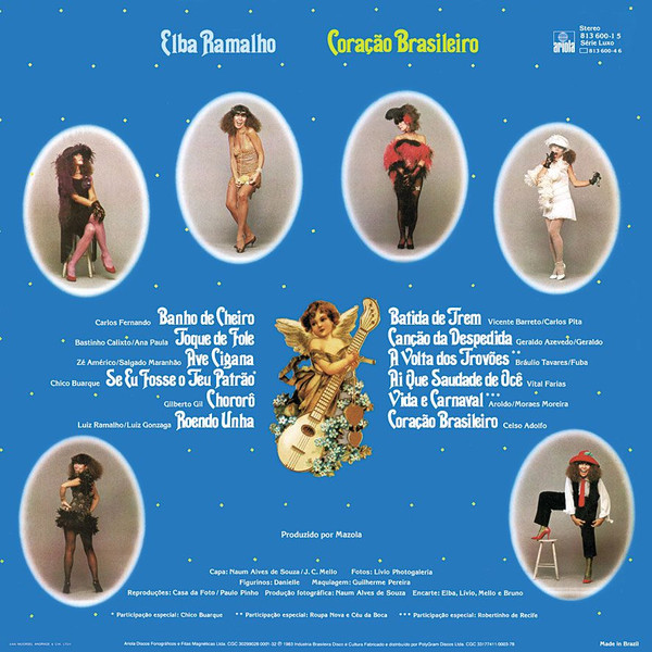 Elba Ramalho - Coração Brasileiro | Ariola (813 600-1 5) - 2
