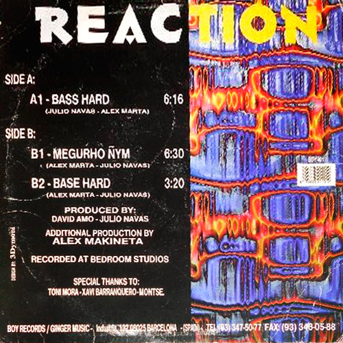 Reaction - Bass Hard | Boy Records (BOY - 401) - 2