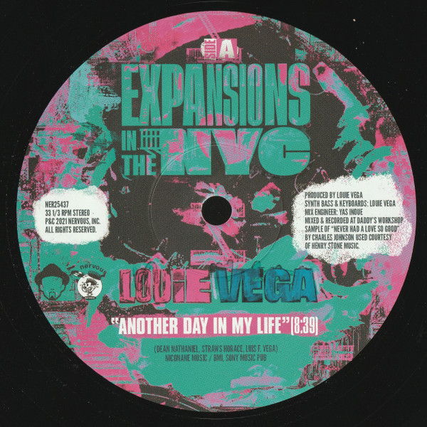 Louie Vega - Expansions In The NYC (Another Day In My Life / Deep Burnt) | Nervous Records (NER25437)