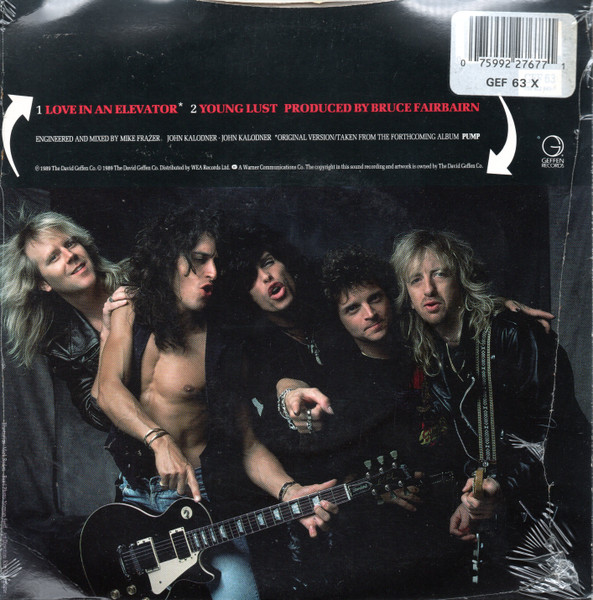 Aerosmith - Love In An Elevator | Geffen Records (GEF 63 X) - 2 Aerosmith - Love In An Elevator | Geffen Records (GEF 63 X) - 2