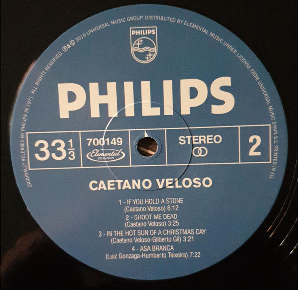 Caetano Veloso - Caetano Veloso | Philips (700149) - 4