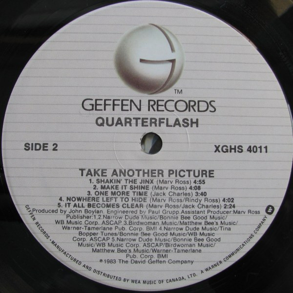 Quarterflash - Take Another Picture [Vinyl] | Geffen Records (XGHS-4011) - 4