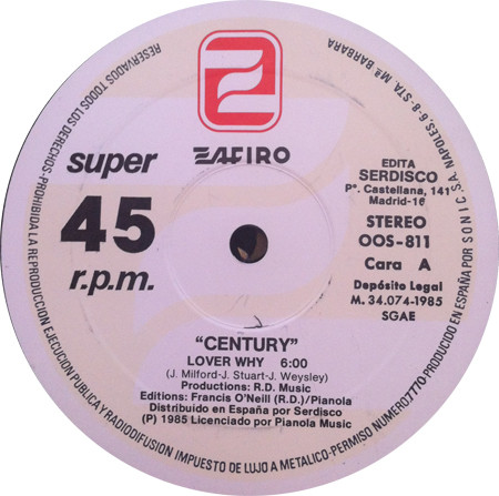 Century - Lover Why | Zafiro (OOS-811) - 2