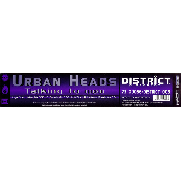 Urban Heads - Talking To You | District Records (DISTRICT 003) - 2 Urban Heads - Talking To You | District Records (DISTRICT 003) - 2