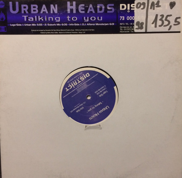 Urban Heads - Talking To You | District Records (DISTRICT 003) - main Urban Heads - Talking To You | District Records (DISTRICT 003) - main