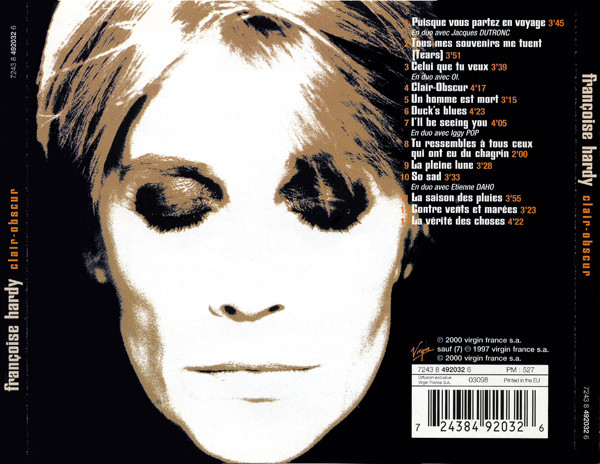 Françoise Hardy - Clair-Obscur | Virgin (7243 8 492032 6) - 2