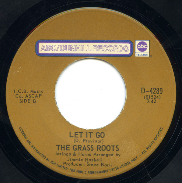 The Grass Roots - Two Divided By Love | ABC/Dunhill Records (D-4289) - 2