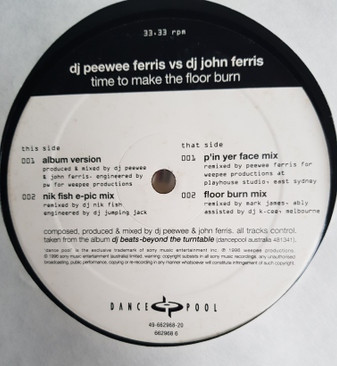 Peewee Ferris Vs John Ferris - Time To Make The Floor Burn | Dance Pool (662968 6)