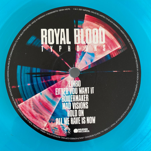 Royal Blood - Typhoons | Warner Records (0190295089702) - 2
