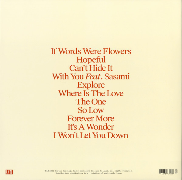 Curtis Harding - If Words Were Flowers | Anti- (7691-1) - 4