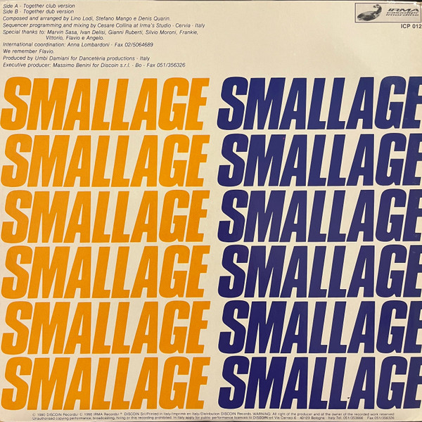 Smallage - Together | Irma CasaDiPrimordine (ICP 012) - 2
