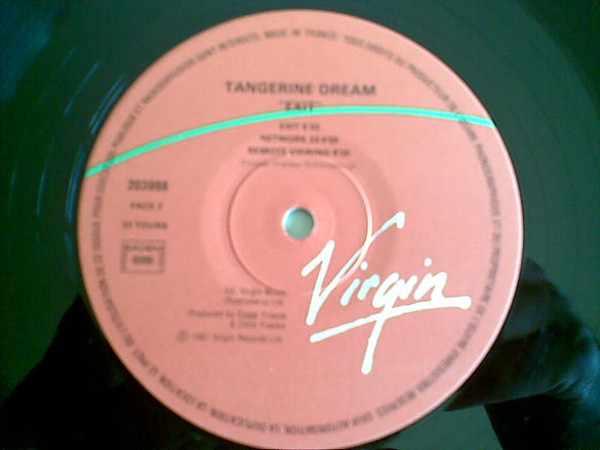 Tangerine Dream - Exit | Virgin (203998) - 4 Tangerine Dream - Exit | Virgin (203998) - 4