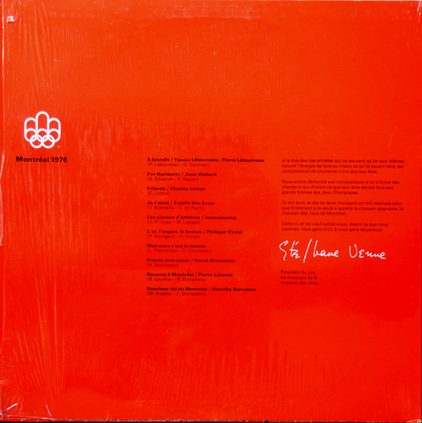 Various - Montréal 1976 10 Chansons Finalistes Du Concours De La Chanson D'Adieu | Les Disques Solo Inc. (SO-21101) - 2 Various - Montréal 1976 10 Chansons Finalistes Du Concours De La Chanson D'Adieu | Les Disques Solo Inc. (SO-21101) - 2