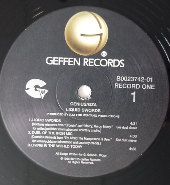 The Genius / GZA - Liquid Swords | Geffen Records (B0023742-01) - 4 The Genius / GZA - Liquid Swords | Geffen Records (B0023742-01) - 4