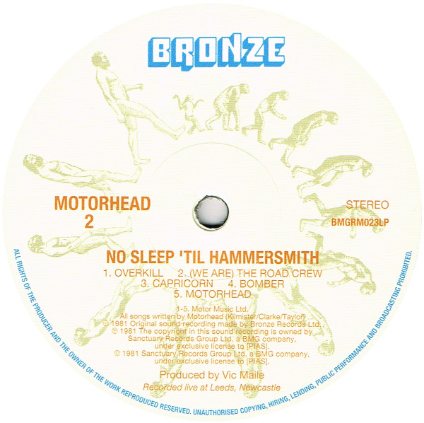 Motörhead - No Sleep 'til Hammersmith | Sanctuary (BMGRM023LP) - 3