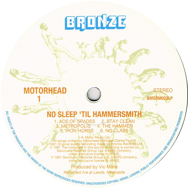 Motörhead - No Sleep 'til Hammersmith | Sanctuary (BMGRM023LP) - 2