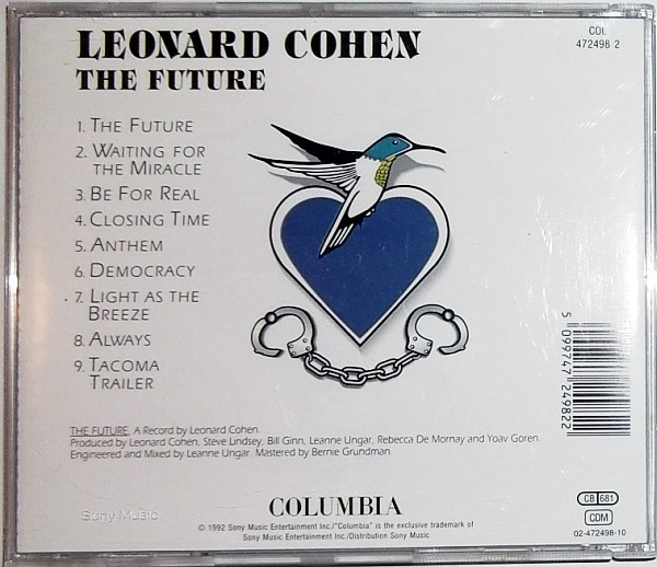 Leonard Cohen - The Future | Columbia (COL 472498 2) - 3