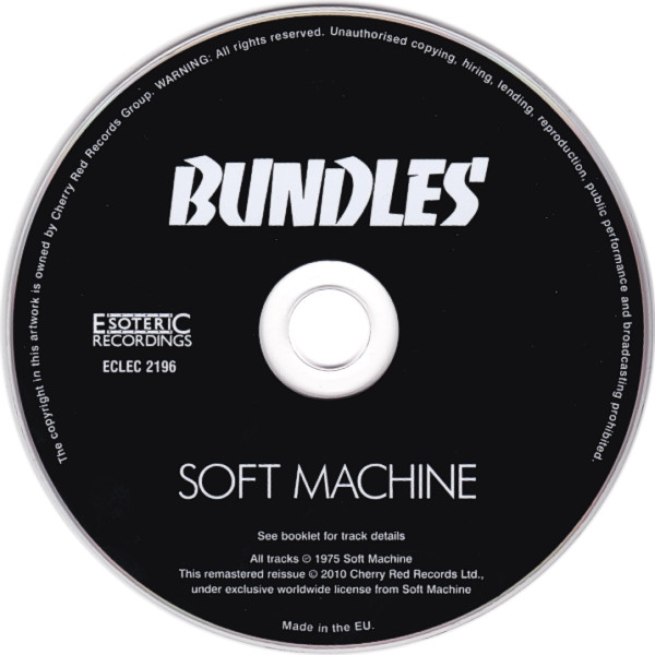 Soft Machine - Bundles | Esoteric Recordings (ECLEC 2196) - 3