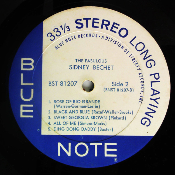 Sidney Bechet - The Fabulous Sidney Bechet | Blue Note (BST 81207) - 4