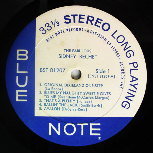 Sidney Bechet - The Fabulous Sidney Bechet | Blue Note (BST 81207) - 3