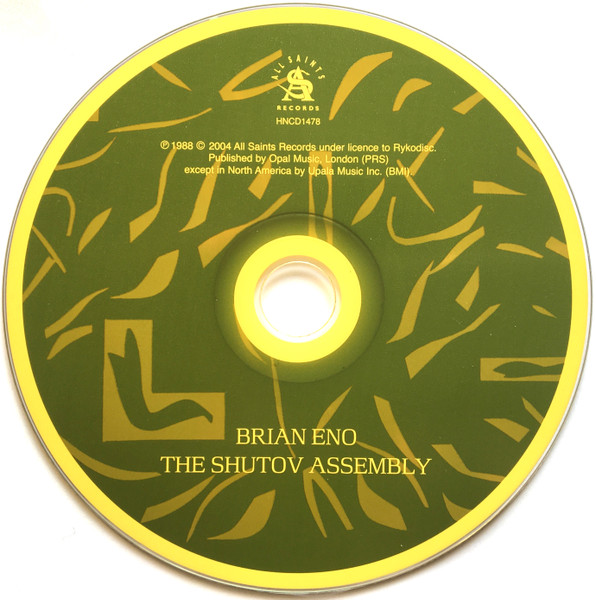 Brian Eno - The Shutov Assembly | All Saints Records (HNCD1478) - 2 Brian Eno - The Shutov Assembly | All Saints Records (HNCD1478) - 2
