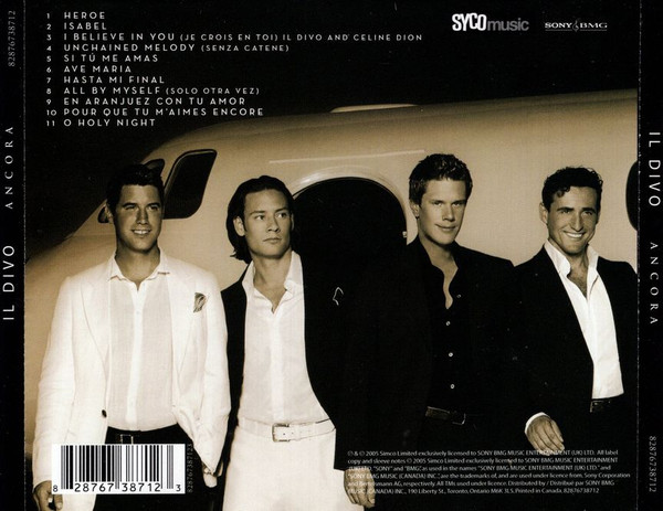 Il Divo - Ancora | Sony BMG (82876738712) - 2