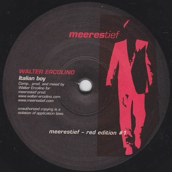 Walter Ercolino - Italian Boy / Get You | Meerestief Rot (MT-RE 01) - main Walter Ercolino - Italian Boy / Get You | Meerestief Rot (MT-RE 01) - main