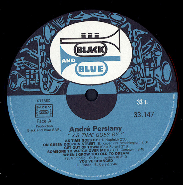 André Persiany - As Time Goes By | Black And Blue (33 147) - 2 André Persiany - As Time Goes By | Black And Blue (33 147) - 2