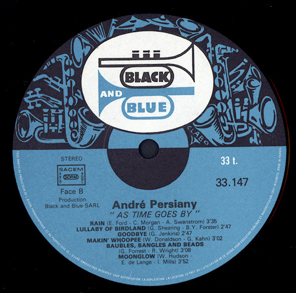 André Persiany - As Time Goes By | Black And Blue (33 147) - 3 André Persiany - As Time Goes By | Black And Blue (33 147) - 3