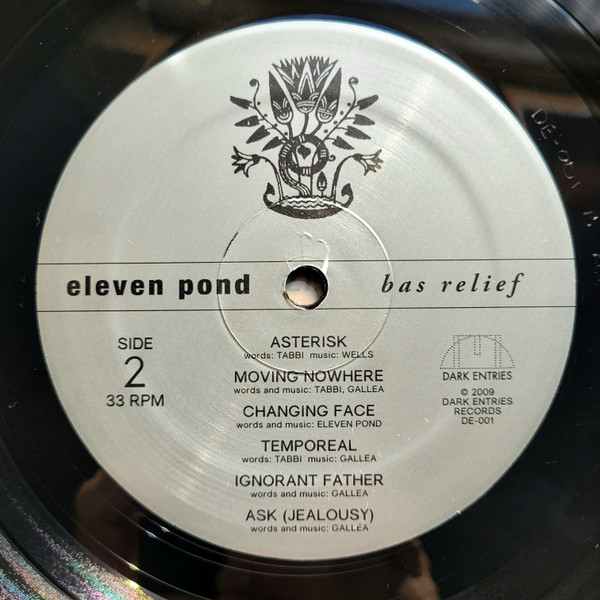 Eleven Pond - Bas Relief | Dark Entries (DE-001) - 3 Eleven Pond - Bas Relief | Dark Entries (DE-001) - 3