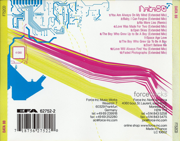 Data 80 - Data 80 | Force Tracks (FT52CD) - 2