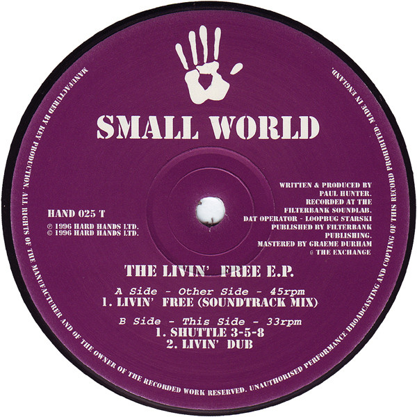 Small World - The Livin' Free EP | Hard Hands (HAND 025 T) - 2 Small World - The Livin' Free EP | Hard Hands (HAND 025 T) - 2