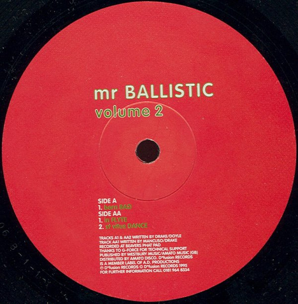 Mr. Ballistic - Volume 2 | D*Fusion Records (DFR 12006)