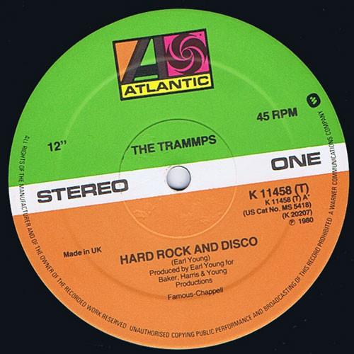 The Trammps - Hard Rock And Disco | Atlantic (K 11458 (T))