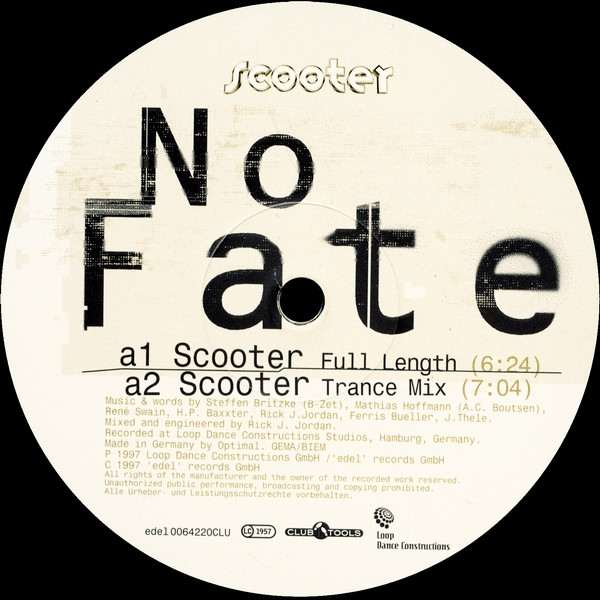 Scooter - No Fate | Club Tools (edel0064220CLU) - 4 Scooter - No Fate | Club Tools (edel0064220CLU) - 4