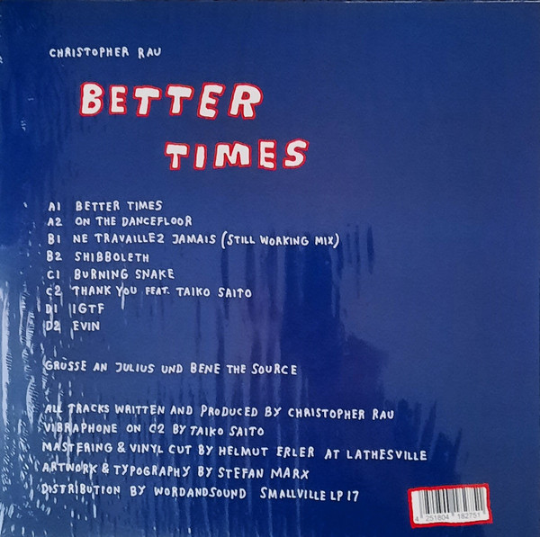 Christopher Rau - Better Times | Smallville Records (SMALLVILLE LP 17) - 2