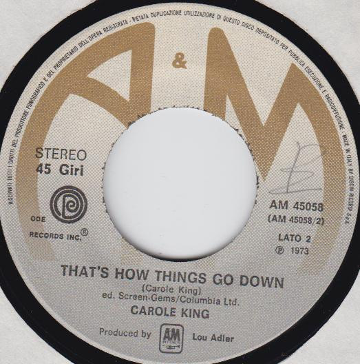 Carole King - Corazon | A&M Records (AM 45058) - 4