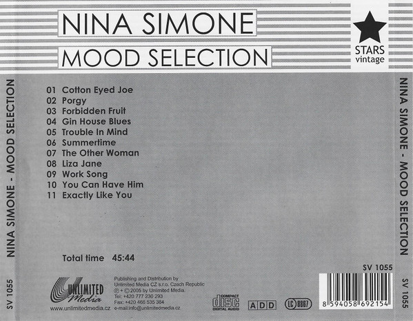 Nina Simone - Moods Selection | Stars Vintage (SV 1055) - 3 Nina Simone - Moods Selection | Stars Vintage (SV 1055) - 3