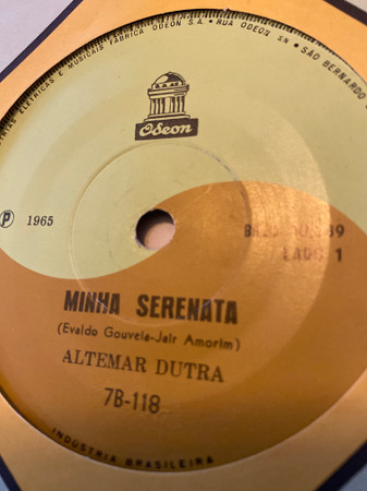 Altemar Dutra - Minha Serenata | Odeon (7B-118)
