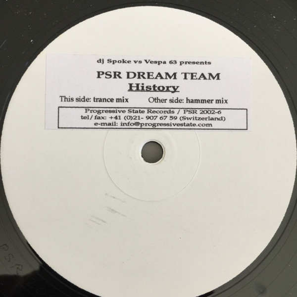 DJ Spoke vs. Vespa 63 presents PSR Dream Team - History | Progressive State Records (PSR) (PSR 2002-6) - main